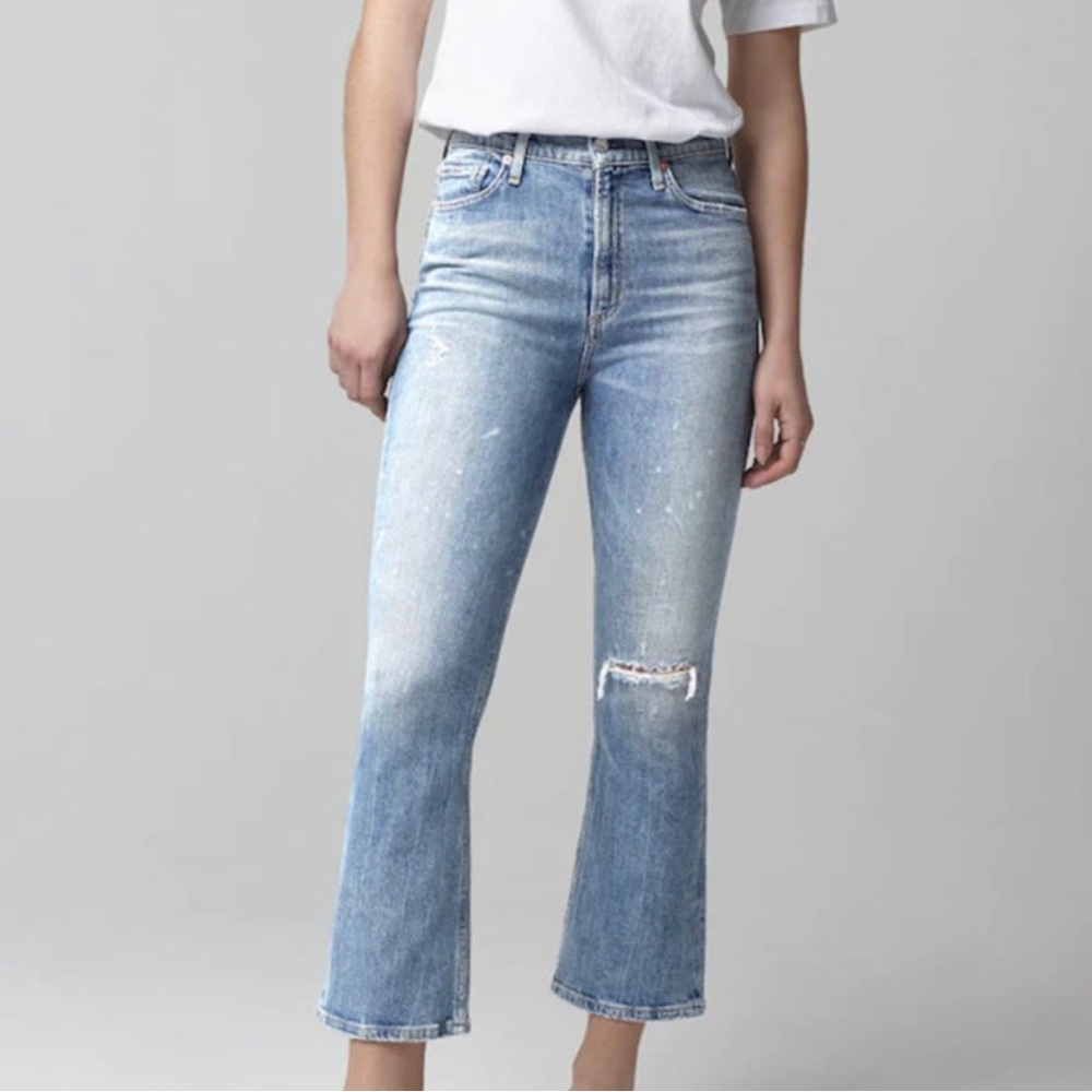 Demy Cropped Flare Jeans